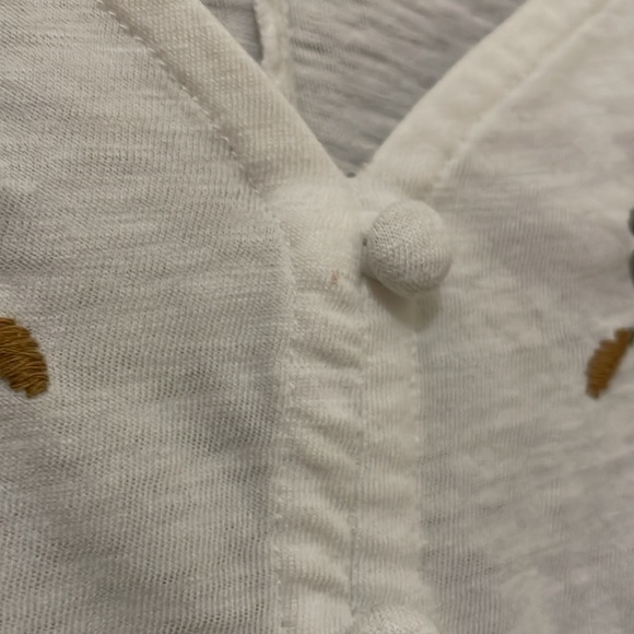 LANE BRYANT UEC Women’s Size 14/16 Embroidered White Babydoll Top - Picture 11 of 11